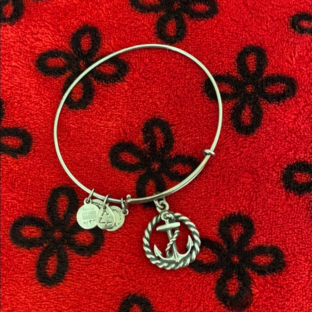 Alex and Ani Silver Anchor Bracelet
